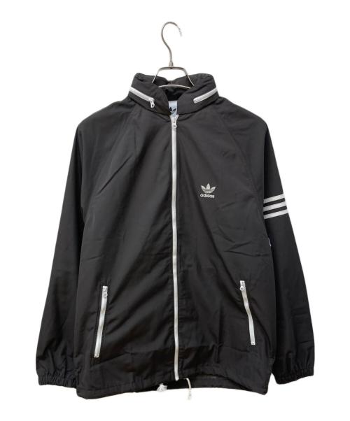 adidas（アディダス）adidas (アディダス) ナイロンジャケット チャコールグレー サイズ:Lの古着・服飾アイテム
