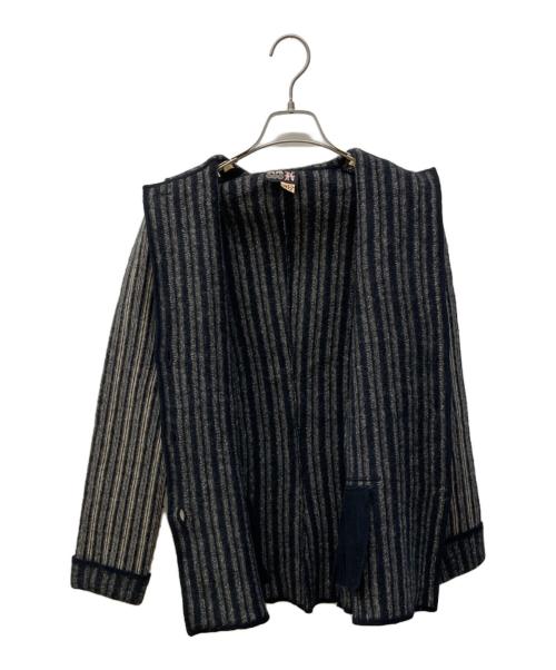 JPG（ジャンポールゴルチエ）JPG (ジャンポールゴルチエ) ニットコート グレー サイズ:Lの古着・服飾アイテム