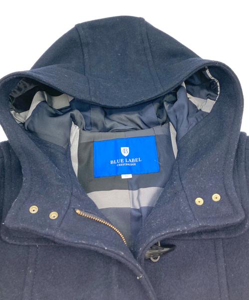 BLUE LABEL CRESTBRIDGE（ブルーレーベルクレストブリッジ）BLUE LABEL CRESTBRIDGE (ブルーレーベルクレストブリッジ) ダッフルコート ネイビー サイズ:Sの古着・服飾アイテム