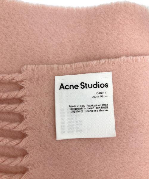 Acne studios（アクネ ストゥディオス）Acne studios (アクネ ストゥディオス) マフラー ピンクの古着・服飾アイテム