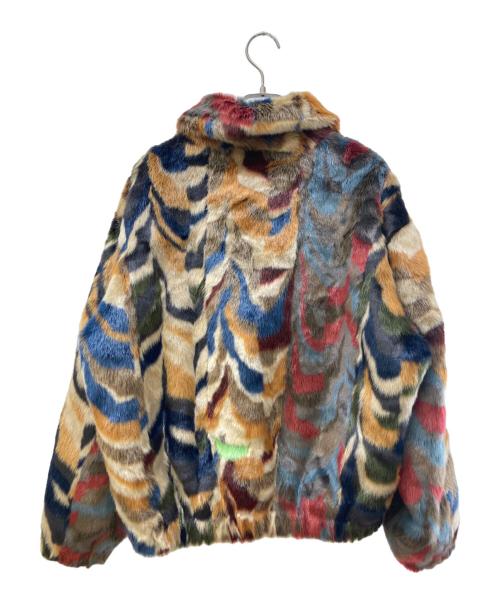 SUPREME（シュプリーム）SUPREME (シュプリーム) Multicolor Faux Fur Bomber Jacket マルチカラー サイズ:Ⅿの古着・服飾アイテム