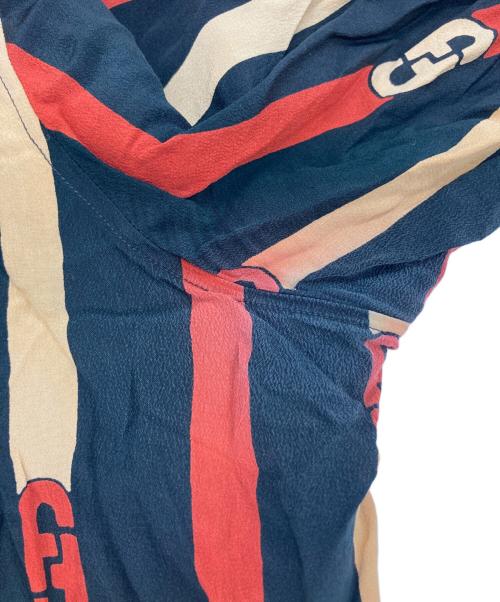 Salvatore Ferragamo（サルヴァトーレ フェラガモ）Salvatore Ferragamo (サルヴァトーレ フェラガモ) 総柄シャツ ブラック サイズ:Lの古着・服飾アイテム