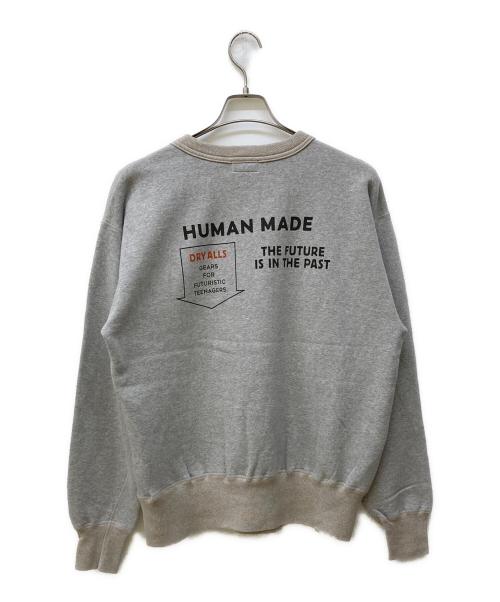 HUMAN MADE（ヒューマンメイド）HUMAN MADE (ヒューマンメイド) BEATLES TSURIAMI SWEATSHIRT/スウェット グレー サイズ:Lの古着・服飾アイテム