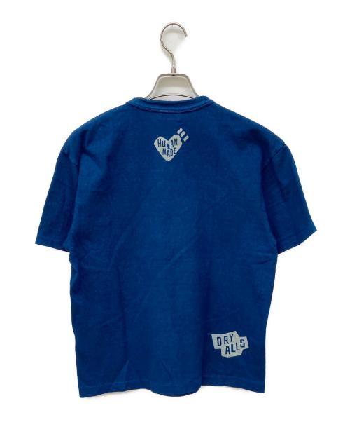 HUMAN MADE（ヒューマンメイド）HUMAN MADE (ヒューマンメイド) 染めタイガープリントTシャツ ブルー サイズ:Mの古着・服飾アイテム