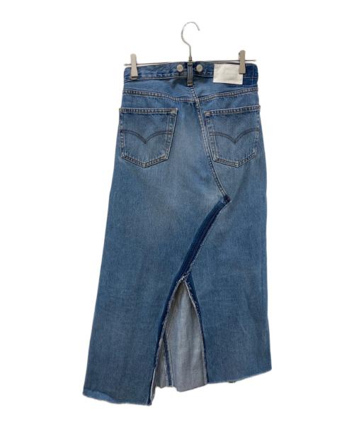 Risley（リズレー）Risley (リズレー) リメイクデニムスカート ブルー サイズ:-の古着・服飾アイテム