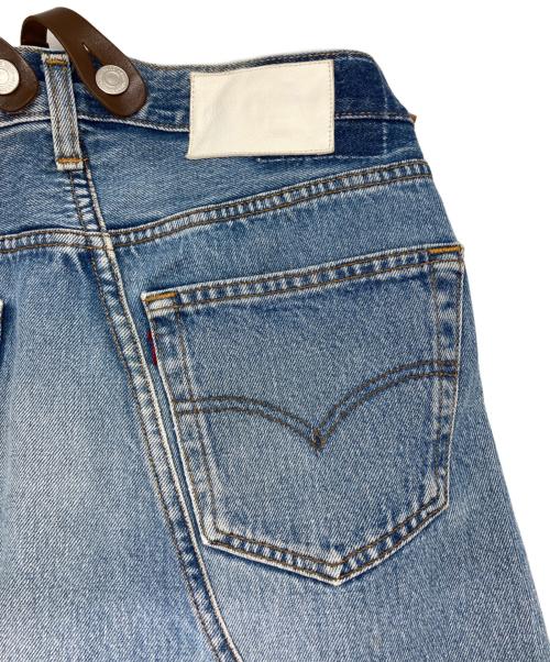 Risley（リズレー）Risley (リズレー) リメイクデニムスカート ブルー サイズ:-の古着・服飾アイテム