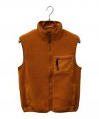 Patagoniaパタゴニア）の古着「シンチラフリースベスト」｜オレンジ