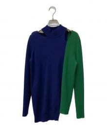 UN3D.（アンスリード）の古着「デザインニット」｜ネイビー