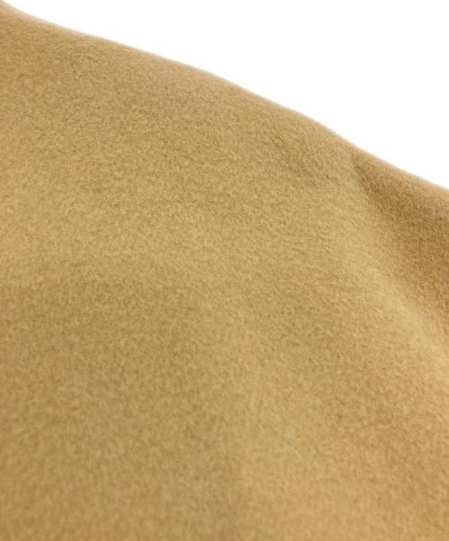 ENFOLD（エンフォルド）ENFOLD (エンフォルド) ソフトリバーノーカラーコート ベージュ サイズ:38の古着・服飾アイテム