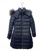 TATRASタトラス）の古着「ラクーンファーウール切替ダウンジャケット」｜ネイビー