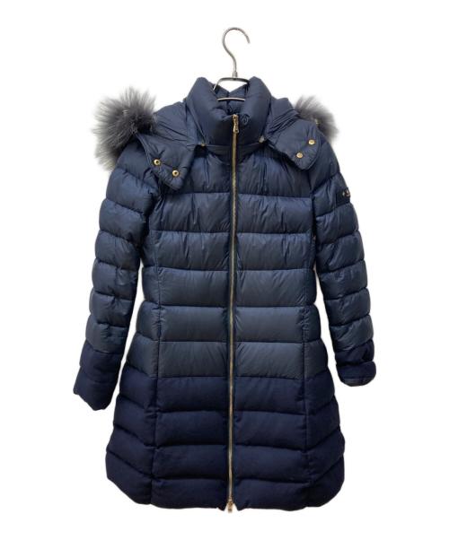 TATRAS（タトラス）TATRAS (タトラス) ラクーンファーウール切替ダウンジャケット ネイビー サイズ:01の古着・服飾アイテム