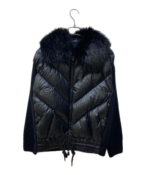 MONCLER GRENOBLE（モンクレール グルノーブル）MONCLER GRENOBLE (モンクレール グルノーブル) 切替ダウンジャケット ブラック サイズ:XSの古着・服飾アイテム