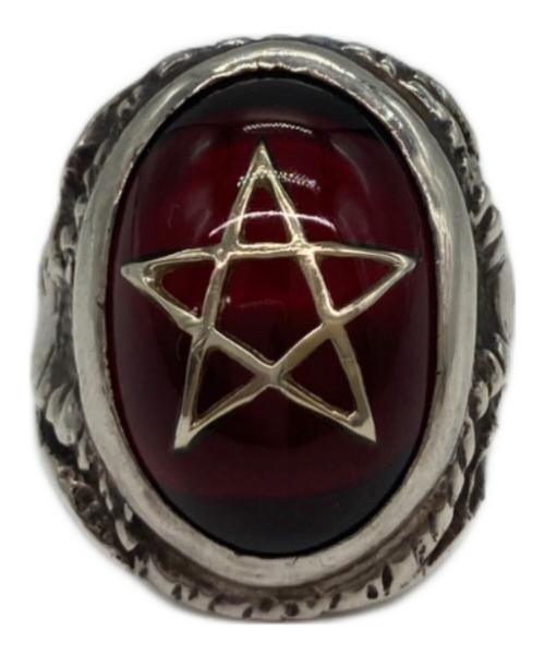 ALEX STREETER（アレックスストリーター）ALEX STREETER (アレックスストリーター) エンジェルハートリング レッド/クラックレッド サイズ:19号の古着・服飾アイテム