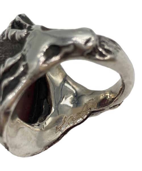 ALEX STREETER（アレックスストリーター）ALEX STREETER (アレックスストリーター) エンジェルハートリング レッド/クラックレッド サイズ:19号の古着・服飾アイテム