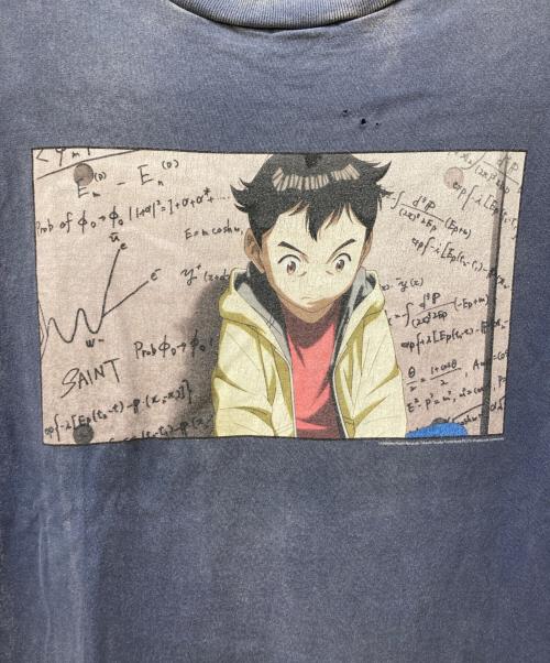 SAINT MICHAEL（セントマイケル）SAINT MICHAEL (セントマイケル) PLUTO SS TEE PLUTO ネイビー サイズ:XLの古着・服飾アイテム