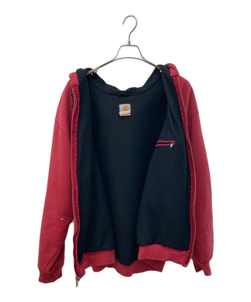 CarHartt（カーハート）CarHartt (カーハート) ダブルフェイスジップパーカー レッド サイズ:XLの古着・服飾アイテム