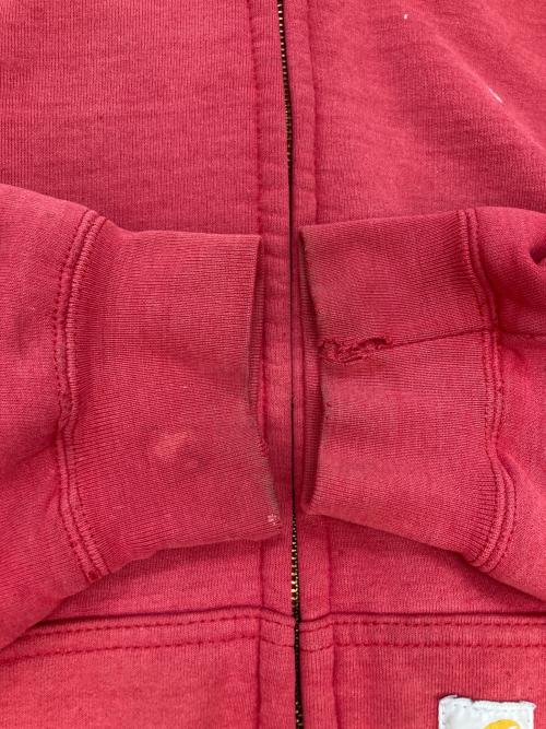 CarHartt（カーハート）CarHartt (カーハート) ダブルフェイスジップパーカー レッド サイズ:XLの古着・服飾アイテム