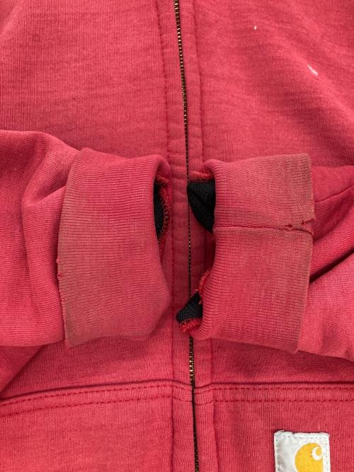 CarHartt（カーハート）CarHartt (カーハート) ダブルフェイスジップパーカー レッド サイズ:XLの古着・服飾アイテム