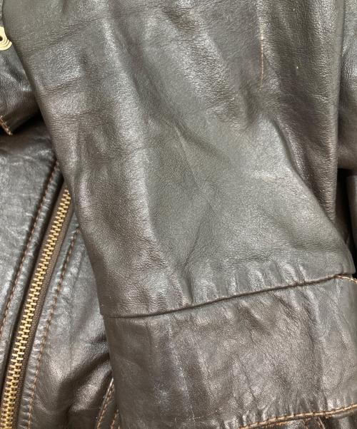 WILLIAM BARRY（ウィリアムバリー）William Barry (ウィリアムバリー) レザージャケット ブラウン サイズ:40の古着・服飾アイテム