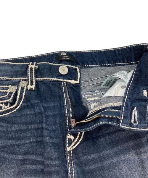 TRUE RELIGION（トゥルー レリジョン）TRUE RELIGION (トゥルー レリジョン) VINNY ROPE STITCH ULTRA BAGGY SHORT インディゴ サイズ:33の古着・服飾アイテム