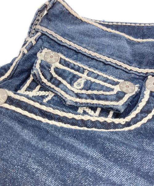 TRUE RELIGION（トゥルー レリジョン）TRUE RELIGION (トゥルー レリジョン) VINNY ROPE STITCH ULTRA BAGGY SHORT インディゴ サイズ:33の古着・服飾アイテム