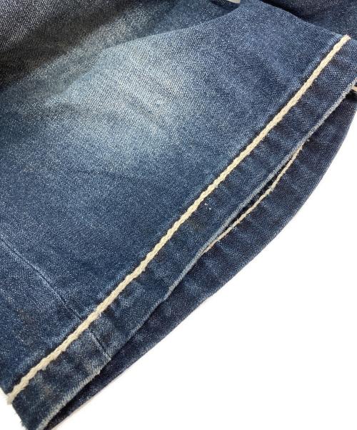 TRUE RELIGION（トゥルー レリジョン）TRUE RELIGION (トゥルー レリジョン) VINNY ROPE STITCH ULTRA BAGGY SHORT インディゴ サイズ:33の古着・服飾アイテム