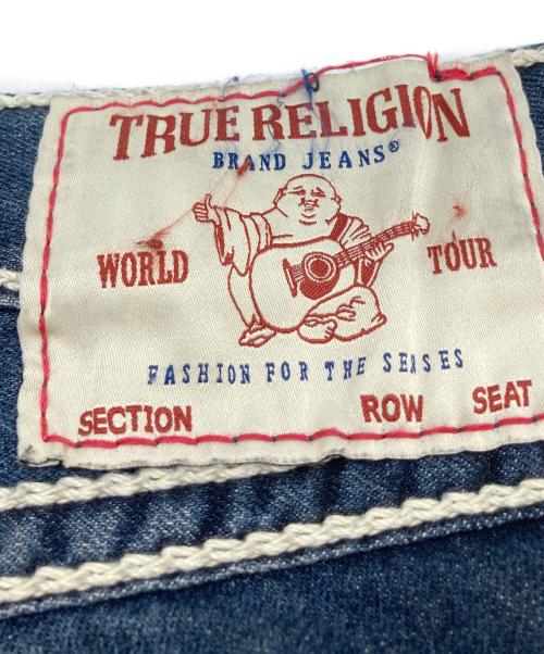 TRUE RELIGION（トゥルー レリジョン）TRUE RELIGION (トゥルー レリジョン) VINNY ROPE STITCH ULTRA BAGGY SHORT インディゴ サイズ:33の古着・服飾アイテム
