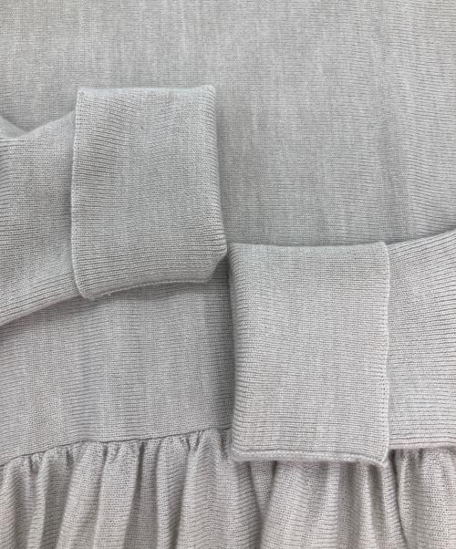 Curensology（カレンソロジー）Curensology (カレンソロジー) ニットブラウス ベージュ サイズ:FREEの古着・服飾アイテム