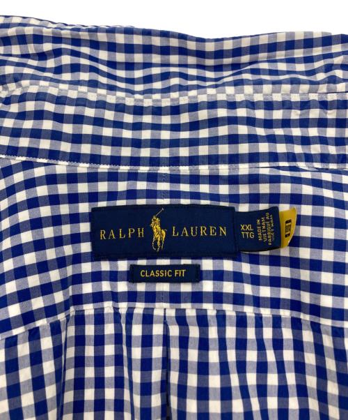 POLO RALPH LAUREN（ポロ・ラルフローレン）POLO RALPH LAUREN (ポロ・ラルフローレン) ギンガムチェックシャツ ブルー サイズ:XXLの古着・服飾アイテム