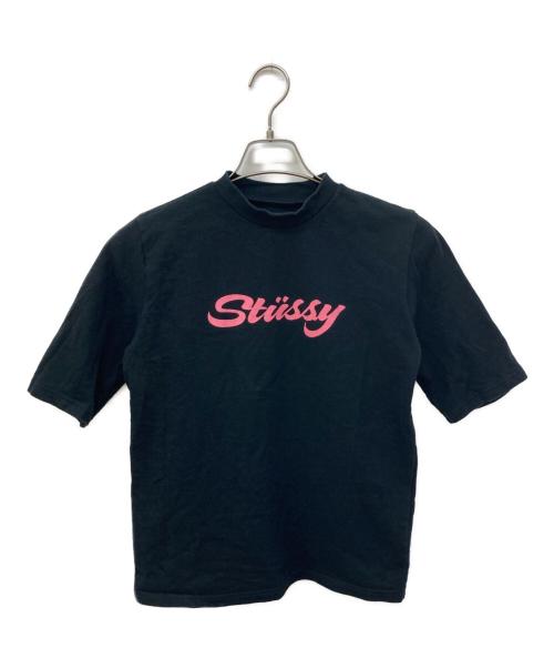 stussy（ステューシー）stussy (ステューシー) ロゴプリントTシャツ ブラック サイズ:Mの古着・服飾アイテム
