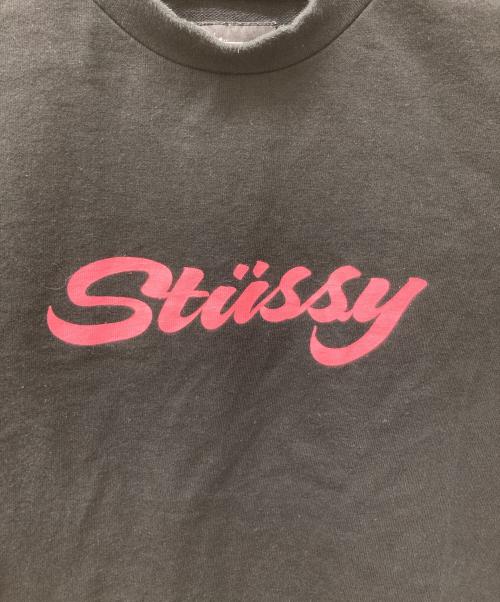 stussy（ステューシー）stussy (ステューシー) ロゴプリントTシャツ ブラック サイズ:Mの古着・服飾アイテム