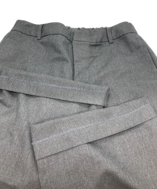 mizuiro-ind（ミズイロインド）mizuiro-ind (ミズイロインド) ワイドパンツ グレー サイズ:2の古着・服飾アイテム