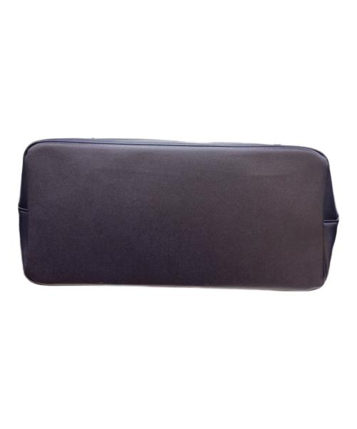 POLO RALPH LAUREN（ポロ・ラルフローレン）POLO RALPH LAUREN (ポロ・ラルフローレン) レザー切替トートバッグ ネイビーの古着・服飾アイテム