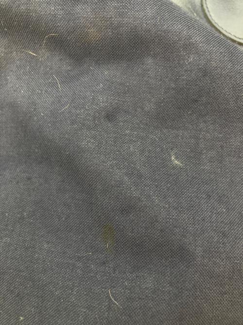 POLO RALPH LAUREN（ポロ・ラルフローレン）POLO RALPH LAUREN (ポロ・ラルフローレン) レザー切替トートバッグ ネイビーの古着・服飾アイテム