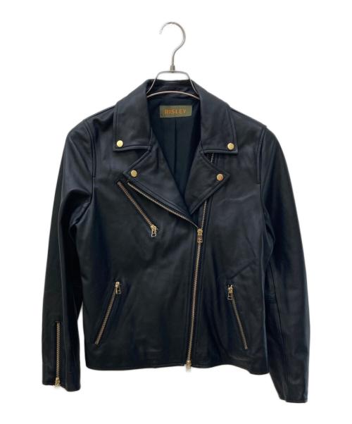 Risley（リズレー）Risley (リズレー) シープレザージャケット ブラック サイズ:38の古着・服飾アイテム