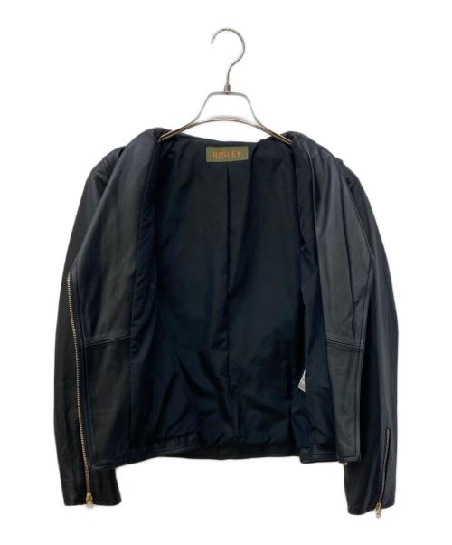 Risley（リズレー）Risley (リズレー) シープレザージャケット ブラック サイズ:38の古着・服飾アイテム