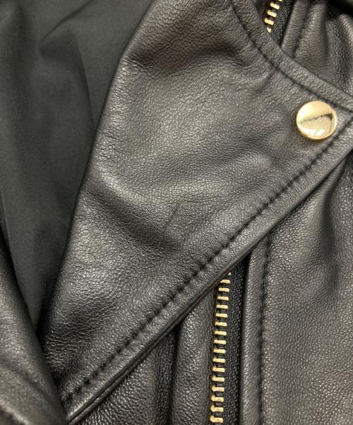 Risley（リズレー）Risley (リズレー) シープレザージャケット ブラック サイズ:38の古着・服飾アイテム