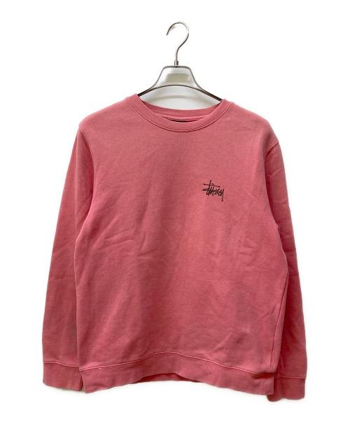 stussy（ステューシー）stussy (ステューシー) スウェット ピンク サイズ:Ⅿの古着・服飾アイテム