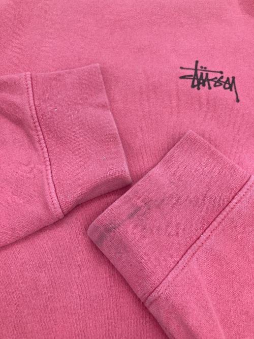 stussy（ステューシー）stussy (ステューシー) スウェット ピンク サイズ:Ⅿの古着・服飾アイテム