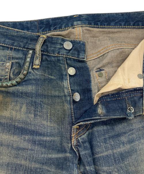 Hysteric Glamour（ヒステリックグラマー）Hysteric Glamour (ヒステリックグラマー) スタッズデニムパンツ インディゴ サイズ:71cm（W28）の古着・服飾アイテム