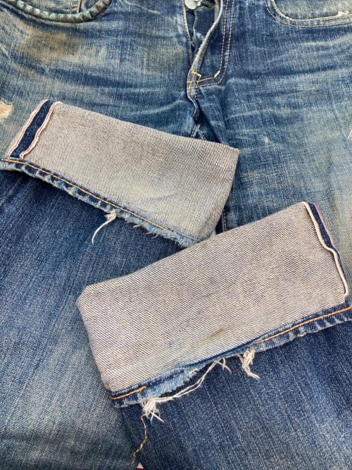 Hysteric Glamour（ヒステリックグラマー）Hysteric Glamour (ヒステリックグラマー) スタッズデニムパンツ インディゴ サイズ:71cm（W28）の古着・服飾アイテム