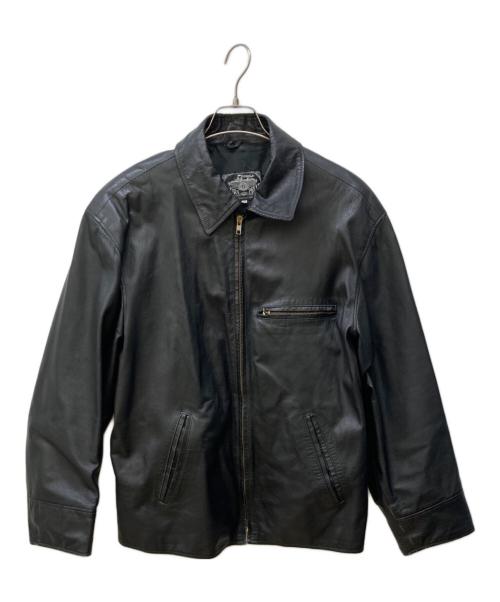 VERA PELLE（ベラペレ）VERA PELLE (ベラペレ) レザージャケット ブラック サイズ:Ｌの古着・服飾アイテム