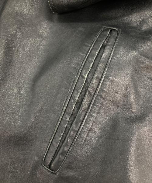 VERA PELLE（ベラペレ）VERA PELLE (ベラペレ) レザージャケット ブラック サイズ:Ｌの古着・服飾アイテム