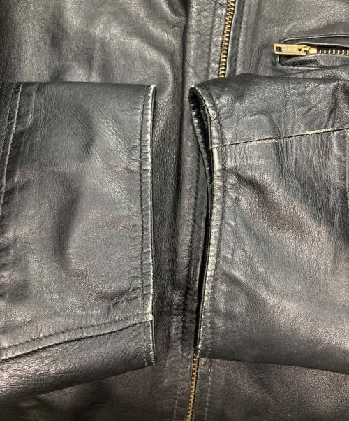 VERA PELLE（ベラペレ）VERA PELLE (ベラペレ) レザージャケット ブラック サイズ:Ｌの古着・服飾アイテム