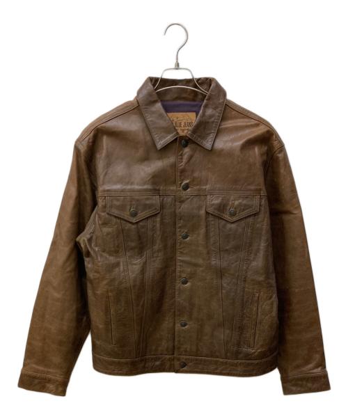 GAP（ギャップ）GAP (ギャップ) 4thタイプレザージャケット ブラウン サイズ:Ⅼの古着・服飾アイテム