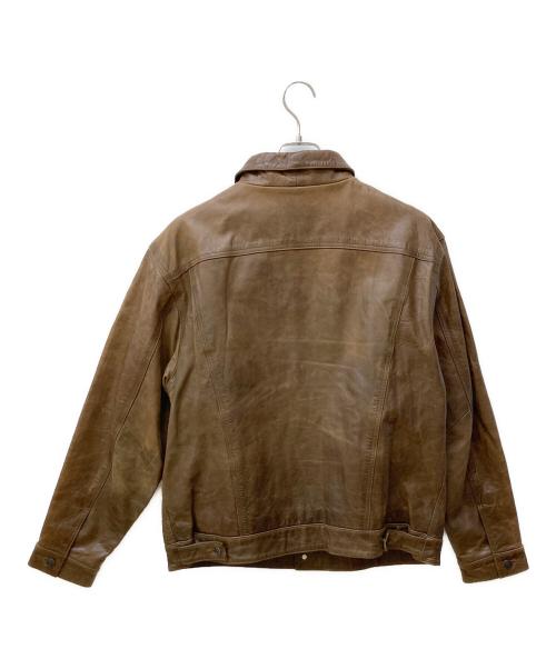 GAP（ギャップ）GAP (ギャップ) 4thタイプレザージャケット ブラウン サイズ:Ⅼの古着・服飾アイテム
