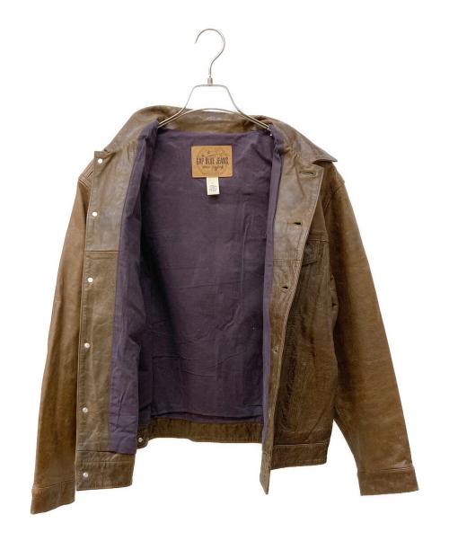 GAP（ギャップ）GAP (ギャップ) 4thタイプレザージャケット ブラウン サイズ:Ⅼの古着・服飾アイテム