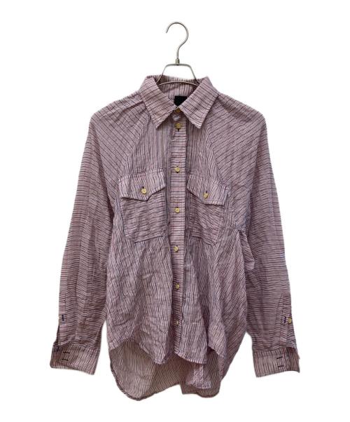 BERNHARD WILLHELM（ベルンハルト ウィルヘルム）BERNHARD WILLHELM (ベルンハルト ウィルヘルム) シャツ レッド サイズ:Mの古着・服飾アイテム