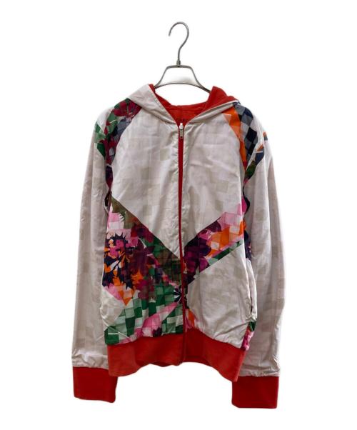 C・neeon（ツェーネオン）C・neeon (ツェーネオン) ジャケット ホワイト×レッド サイズ:Ⅿの古着・服飾アイテム