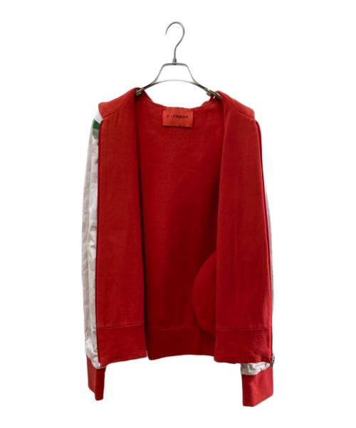 C・neeon（ツェーネオン）C・neeon (ツェーネオン) ジャケット ホワイト×レッド サイズ:Ⅿの古着・服飾アイテム